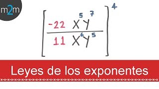 Leyes de los exponentes│ejercicio 6 [upl. by Sidwohl]