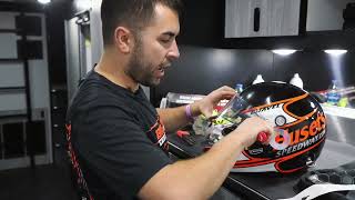 How to install tearoffs on your racing helmet [upl. by Ahsatel]