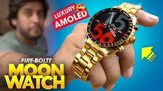 A LUXURY AMOLED Smartwatch Under ₹3000 ⚡️ FireBoltt MOONWATCH Review [upl. by Anirav]