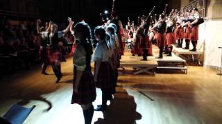 Erskine Stewarts Melville Schools Pipe Band and Highland Dancers [upl. by Banquer964]