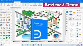 Edraw Max  All in One Diagram Map amp Chart Designing Software  Easy to Use  Complete Review [upl. by Whitehurst]