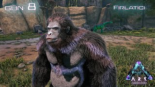 Anormal Goril Gigantopithecus Evcilleştirme  ARK SURVIVAL EVOLVED  ABERRATION  Türkçe  Gün 8 [upl. by Aruon]