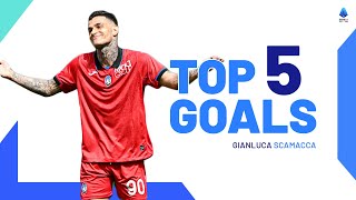 Gianluca Scamacca’s Top 5 Goals  Top Goals  Serie A 202324 [upl. by Korfonta572]