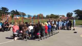 Lauriston Students sing their school song [upl. by Arvy822]