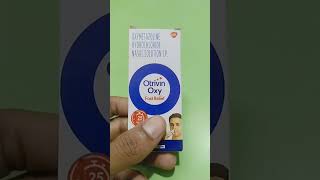 Otrivin oxy nasal drops usesdecongestant [upl. by Nylkaj]