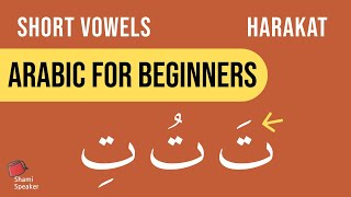 Short vowels in Arabic  Harakat  Arabic for beginners [upl. by Blackmore752]