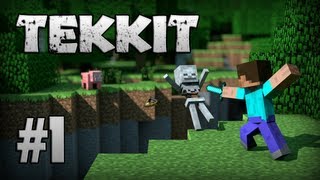 Minecraft Tekkit 1 quotUn inceput bunquot [upl. by Noffets]