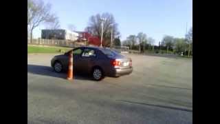 Ohio Drivers License Maneuverability Test Cones  Practice [upl. by Noiek]