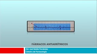 Fármacos Antiarrítmicos  Farmacología Terapéutica [upl. by Aenet]