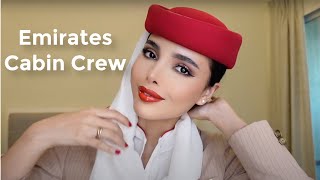 Get Ready With Me  Emirates Cabin Crew يلا بينا نتحضر قبل الرحلة  مضيفة طيران الإمارات 🇦🇪 ✈️ [upl. by Adnuahsar]