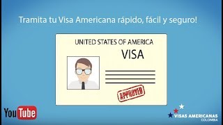 Tramite de la Visa Americana de turista  VISAS AMERICANAS COLOMBIA [upl. by Zebada]