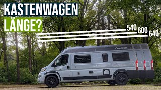 Die quotrichtigequot Kastenwagen Länge  540 vs 600 vs 640 [upl. by Finn]