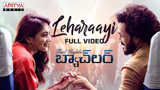 Leharaayi Full Video  Most Eligible Bachelor  AkhilPooja Hegde Gopi Sundar  Bommarillu Bhaskar [upl. by Brezin530]