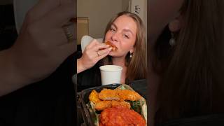 Ultimate Wingstop Mukbang Crispy Chicken Tenders and Corn Feast  wingstop shorts mukbang [upl. by Yeleek664]