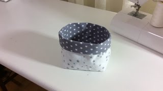 Tuto Couture Facile  Panier Vide Poche [upl. by Alanna678]