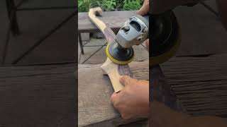 Making a Pulaski handle from Burmese blackwood handmade craftsmanship [upl. by Pardoes]