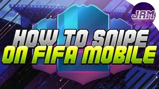 HOW TO SNIPE ON FIFA MOBILE  SNIPING TUTORIAL  FIFA MOBILE 17 [upl. by Hicks]