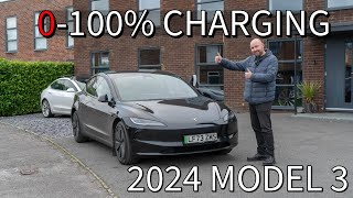 Driving to 0 in the Tesla Model 3 Highland LR  efficiency range and charging time tested [upl. by Lemay]