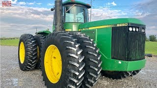 JOHN DEERE 8850 V8 Power Tractor Test Drive [upl. by Huber]