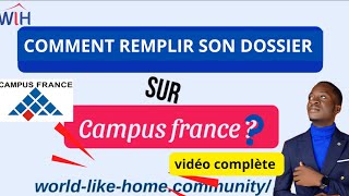 Comment remplir son dossier sur quotétude en Francequot  Suite et fin [upl. by Alyss]