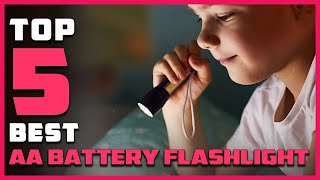 5 Best AA Battery Flashlights Review  Waterproof Led FlashlightProfessional AA Flashlight 2023 [upl. by Naitsirt]