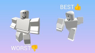 Ranking Roblox Animations Worst to Best [upl. by Enneiviv]