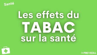 🚬 Les effets du TABAC sur la santé [upl. by Naivaj]