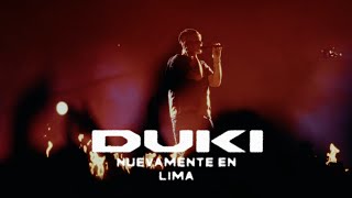 ¡DUKI NUEVAMENTE EN LIMA  Bizarro Live Enterainment Perú [upl. by Gillian]