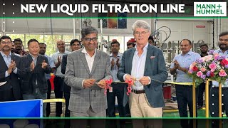 Major Milestone Inauguration of MANN  HUMMEL’s New Liquid Filtration Line in Tumkur [upl. by Brigitta]