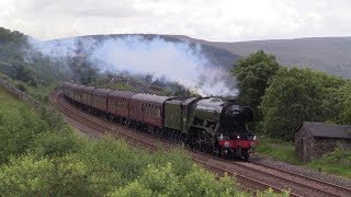 LNER 60103 Romps towards Garsdale on the Waverley 7719 [upl. by Hahnke]