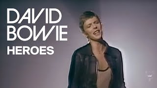 David Bowie  Heroes Official Video [upl. by Kcuhc]