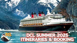 Disney Cruise Line Summer 2025 Itineraries amp Booking Information [upl. by Nowtna]