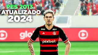 PES 2013  AO VIVO  PATCH BMPES  PES 2013 100 ATUALIZADO 2024 [upl. by Filemon806]