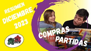 RESUMEN DICIEMBRE 2023  Compras💰 y Partidas 🎲 [upl. by Duston]