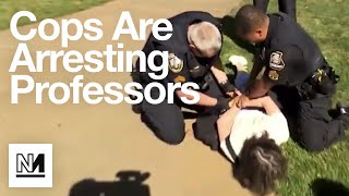 Out Of Control US Cops Arresting Professors At Palestine Protests [upl. by Akener]