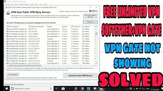 How to InstallUSE Softether and VPN gate  Softether vpn gate not showing Solved [upl. by Ralfston]