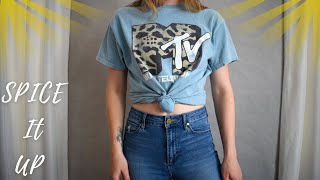 9 Oversized TShirt Hacks  Spice Up Your Look  TikTok Inspired [upl. by Connelly]