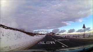 Peak District Snow 2017 A Drive [upl. by Bell306]