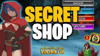 Secret AQW Shop and BADGE [upl. by Anselm24]