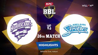 Hobart Hurricanes v Adelaide Strikers  WBBL09 [upl. by Garmaise906]