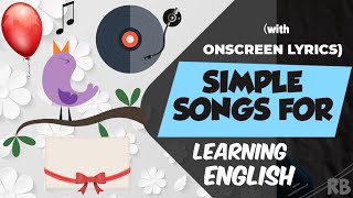 ENGLISH SONGS FOR LEARNING ENGLISH WITH LYRICS [upl. by Mikkel]