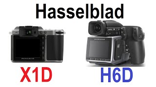 Hasselblad X1D vs Hasselblad H6D [upl. by Subocaj]