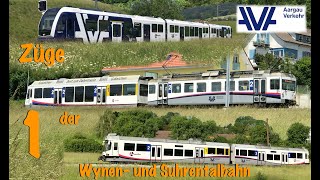 Trains of the Wynental amp Suhrental Railway Switzerland  Züge der Wynental und Suhrentalbahn 13 [upl. by Trebo]