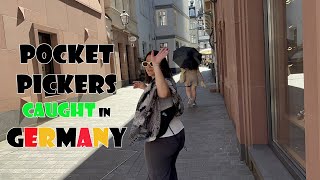 Shocked Pocket Pickers Caught on Camera in Frankfurt am Main Germany [upl. by Lathan]