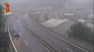 Ponte Morandi nuovo video subito prima del crollo [upl. by Eanrahs]