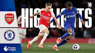 Arsenal 50 Chelsea  HIGHLIGHTS  PL 2324 [upl. by Odlawso896]