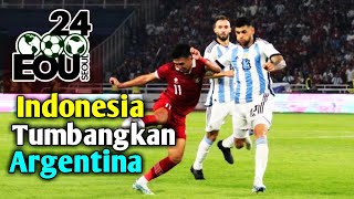 Gol Penalti Ananda  Indonesia Unggul 21 atas Argentina [upl. by Engle]