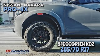 Nissan Navara Pro4x on BFGoodrich ko2 tires 28570 R17  RNH Tire Supply [upl. by Piwowar]