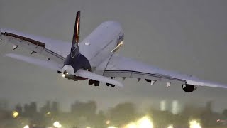 A380 Hits Wake Turbulence On Takeoff [upl. by Idnew973]