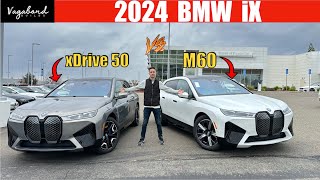 2024 BMW iX M60 vs 2024 BMW iX xDrive50 [upl. by Meaghan]